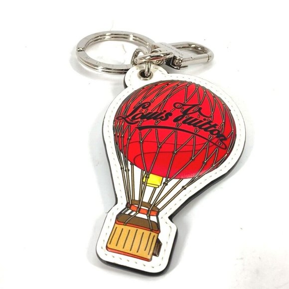 LOUIS VUITTON M68668 Damier Graphite Porte Cles-Illustole Balloon Key Holder - Picture 1 of 11